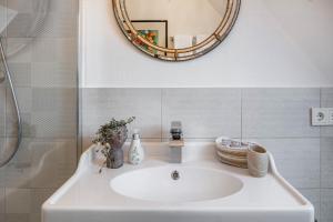 Koupelna v ubytování Gästehaus - Im Gärtle + 37 fotografií