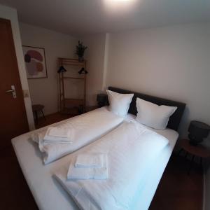 Postel nebo postele na pokoji v ubytování Center Apartments Bludenz