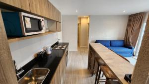 Kuchyň nebo kuchyňský kout v ubytování Centro Pinamar 2 Ambientes A Estrenar