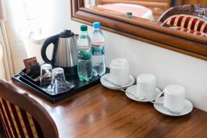 Príslušenstvo na prípravu kávy alebo čaju v ubytovaní Hotel Napoleon