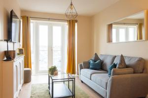 Ruang duduk di GuestReady - Charming flat in Phibsborough