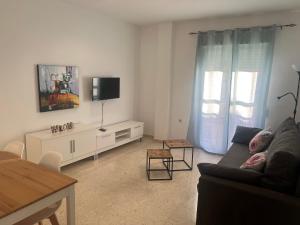 TV a/nebo společenská místnost v ubytování Apartamentos Ortega