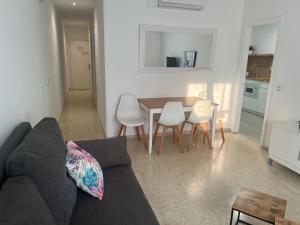 Kuchyň nebo kuchyňský kout v ubytování Apartamentos Ortega