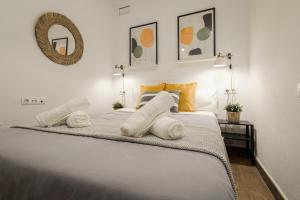 Posteľ alebo postele v izbe v ubytovaní Nordik Apartments Village - La Cala "Raseborg"