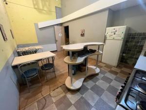 Köök või kööginurk majutusasutuses Galaxy Hostel