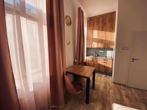 Kuchyň nebo kuchyňský kout v ubytování Kompletně vybavené studio u divadla - Wi-Fi zdarma + 11 fotografií