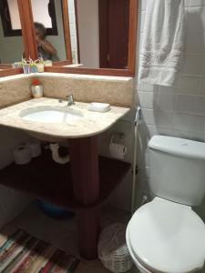 Koupelna v ubytování Vila Nativa