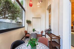 Posezení v ubytování Canvas Boutique Hotel
