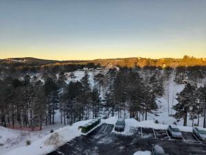 Relax sauna apartman að vetri til