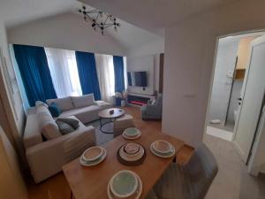 Setusvæði á Relax sauna apartman