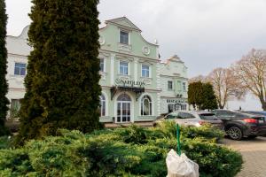 Vonkajšia záhrada v ubytovaní Hotel Napoleon