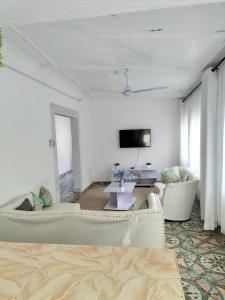 TV a/nebo společenská místnost v ubytování Backpackers Paradise