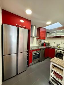 Kuchyň nebo kuchyňský kout v ubytování Bungalow Cabo Huertas