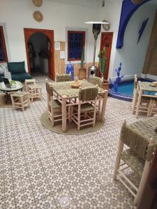 Posezení v ubytování Riad Bab Lakhmiss