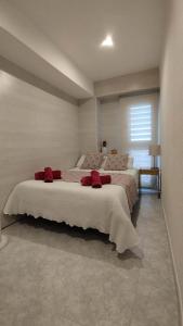Posteľ alebo postele v izbe v ubytovaní Apartamento Jaume II Palamós
