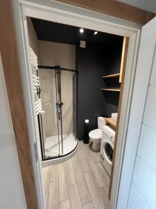 Bilik mandi di Mikroapartament Wrocławska - Blisko Centrum i PKP