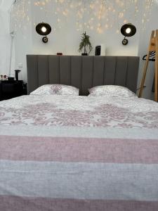 Cupola glamping dome Sarajevo房間的床