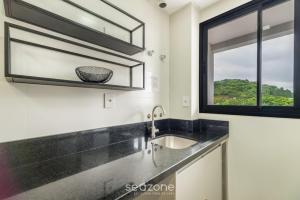 Dapur atau dapur kecil di Apartamento em Praia Brava de Itajaí - PVG0501 +20 gambar