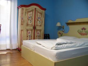 Postel nebo postele na pokoji v ubytování Oberthaler Hotel