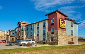 a rendering of the front of a hotel at My Place Hotel-Grand Forks, ND in Grand Forks