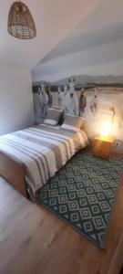 En eller flere senge i et værelse på Maison 8 à 10 personnes