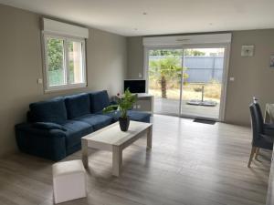 Khu vực ghế ngồi tại Villa Cheveux d'Anges à Merlimont