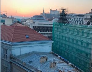 Výhľad na mesto Bratislava alebo výhľad na mesto priamo z apartmánu