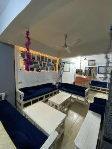 Kuchyň nebo kuchyňský kout v ubytování SWEET HOSTEL LUXOR