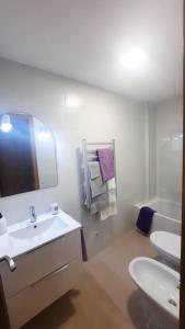 Koupelna v ubytování Apartamento auditorio centro