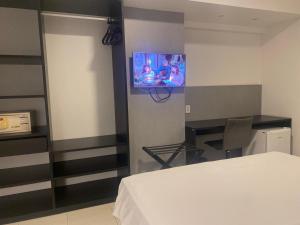 TV a/nebo společenská místnost v ubytování Loft 3 Edf Celita Franca Business e flat