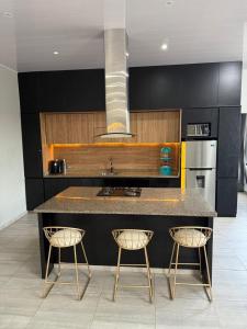 Dapur atau dapur kecil di Quinta La Bonita Restrepo-Meta