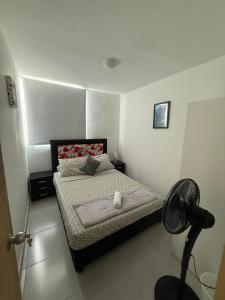 Ένα ή περισσότερα κρεβάτια σε δωμάτιο στο Beautiful Ocean view apartment