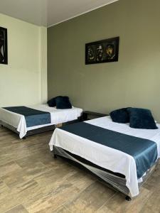Katil atau katil-katil dalam bilik di Quinta La Bonita Restrepo-Meta