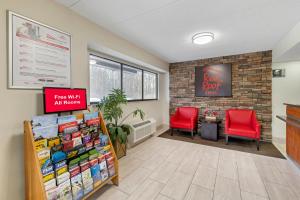 Istumisnurk majutusasutuses Red Roof Inn Parsippany