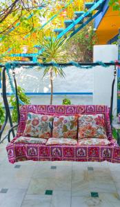 The Coral House Homestay by the Taj的休息区