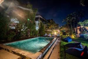 Bazén v ubytování Alit Bungalow Ubud nebo v jeho okolí