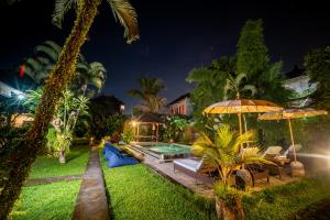 Zahrada ubytování Alit Bungalow Ubud