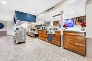 Kuchyň nebo kuchyňský kout v ubytování Palace Hotel Proserpine