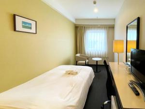 TV a/nebo společenská místnost v ubytování Smile Hotel Yonago