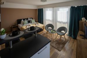 Istumisnurk majutusasutuses HelloWine Apartman II