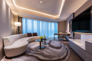 Posezení v ubytování Grand Mercure Shanghai Lingang