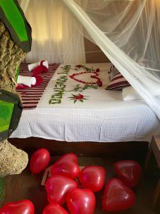 Letto o letti in una camera di Animal View Point Yala