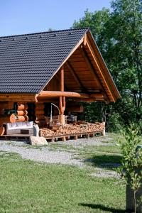 Zahrada ubytování SRUB KVETONOV