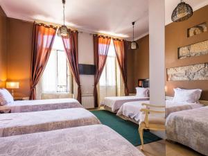 Postel nebo postele na pokoji v ubytování Pedra Iberica