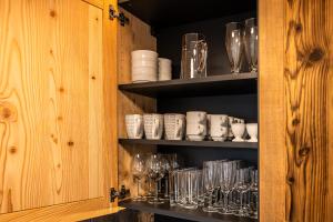 A kitchen or kitchenette at Ferienwohnung Mair am Bach