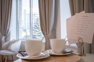Posezení v ubytování Kyiv Honchara Hotel