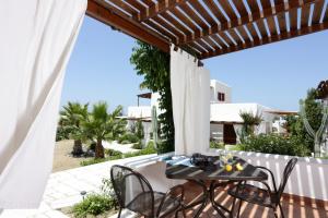 A garden outside 9 Muses - Paros