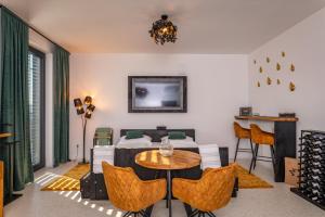 Posezení v ubytování KOREK Mikulov apartmán