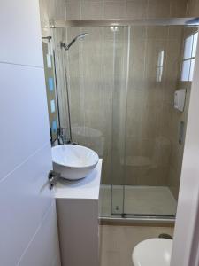 Koupelna v ubytování Castillo Sol Bungalow