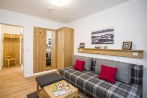 Posezení v ubytování Ferienwohnung mit 78qm